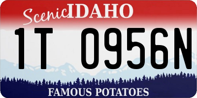 ID license plate 1T0956N