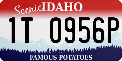 ID license plate 1T0956P