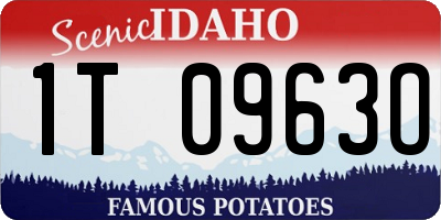 ID license plate 1T0963O