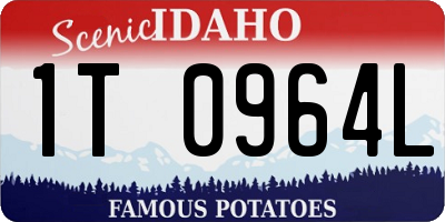 ID license plate 1T0964L
