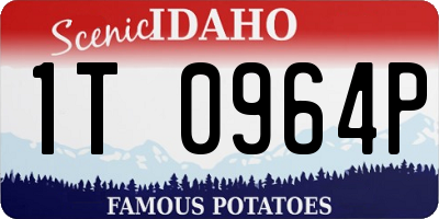 ID license plate 1T0964P