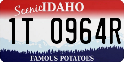 ID license plate 1T0964R