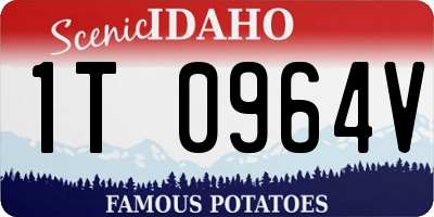 ID license plate 1T0964V