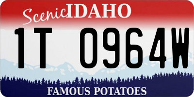 ID license plate 1T0964W