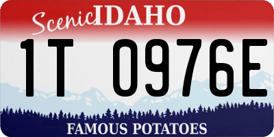 ID license plate 1T0976E