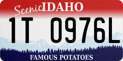 ID license plate 1T0976L