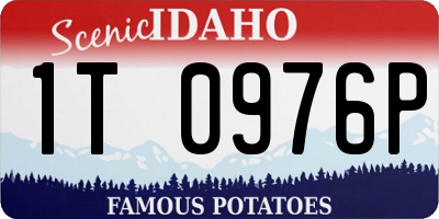 ID license plate 1T0976P