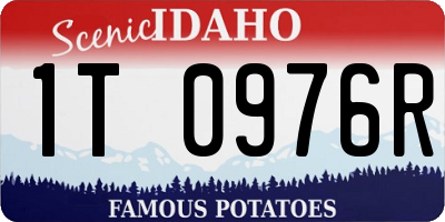 ID license plate 1T0976R