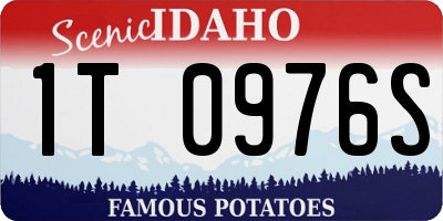 ID license plate 1T0976S