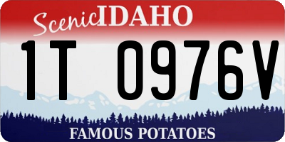 ID license plate 1T0976V