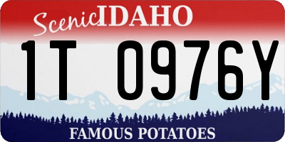 ID license plate 1T0976Y