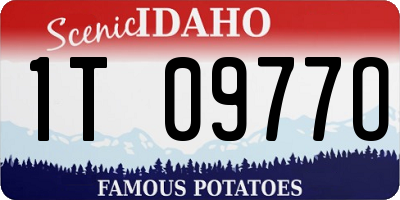 ID license plate 1T0977O