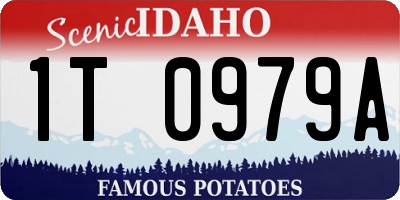ID license plate 1T0979A