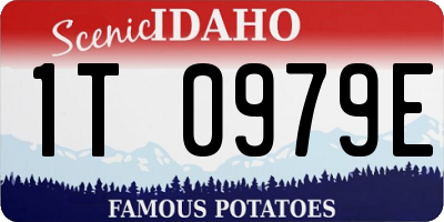 ID license plate 1T0979E