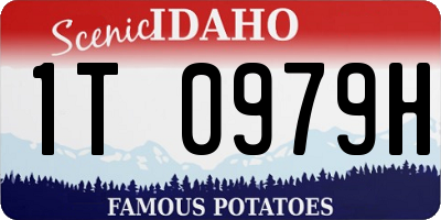ID license plate 1T0979H