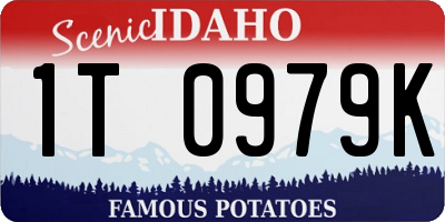 ID license plate 1T0979K