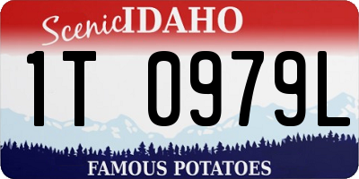 ID license plate 1T0979L