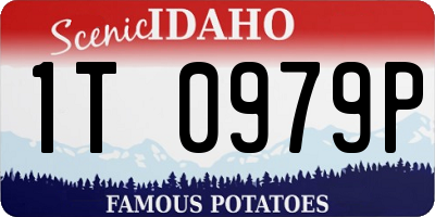 ID license plate 1T0979P