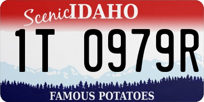 ID license plate 1T0979R