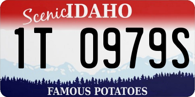 ID license plate 1T0979S