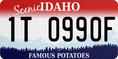 ID license plate 1T0990F