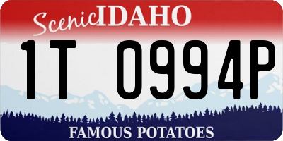 ID license plate 1T0994P