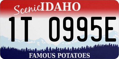 ID license plate 1T0995E