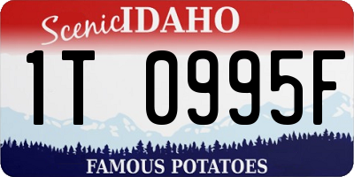 ID license plate 1T0995F