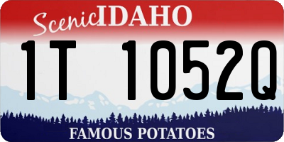 ID license plate 1T1052Q