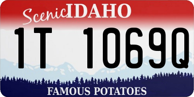 ID license plate 1T1069Q