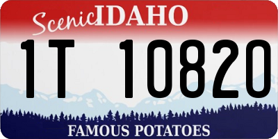 ID license plate 1T1082O