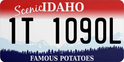 ID license plate 1T1090L