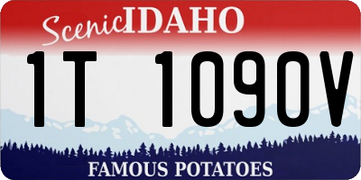 ID license plate 1T1090V