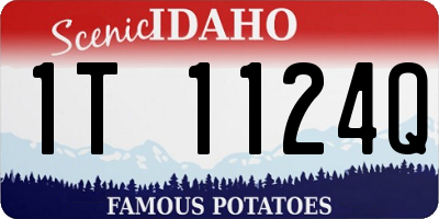 ID license plate 1T1124Q