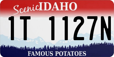 ID license plate 1T1127N