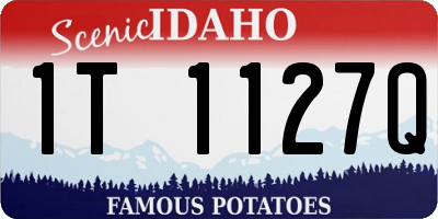 ID license plate 1T1127Q