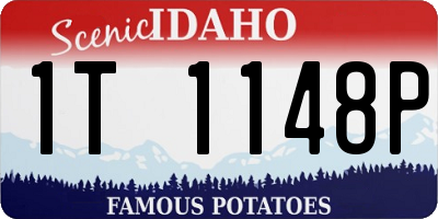 ID license plate 1T1148P