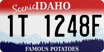 ID license plate 1T1248F