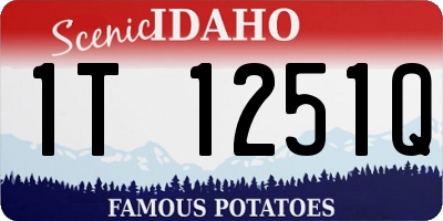 ID license plate 1T1251Q