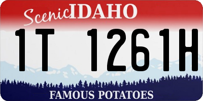 ID license plate 1T1261H