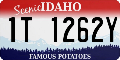 ID license plate 1T1262Y