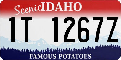 ID license plate 1T1267Z