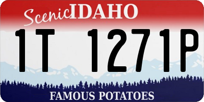 ID license plate 1T1271P