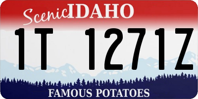 ID license plate 1T1271Z