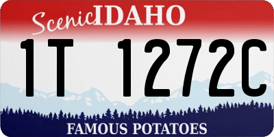 ID license plate 1T1272C
