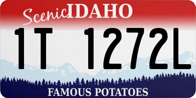 ID license plate 1T1272L