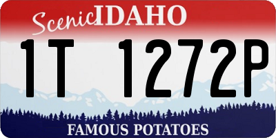 ID license plate 1T1272P