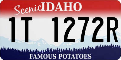 ID license plate 1T1272R