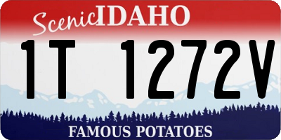 ID license plate 1T1272V