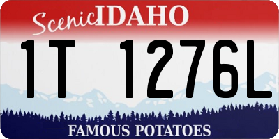 ID license plate 1T1276L